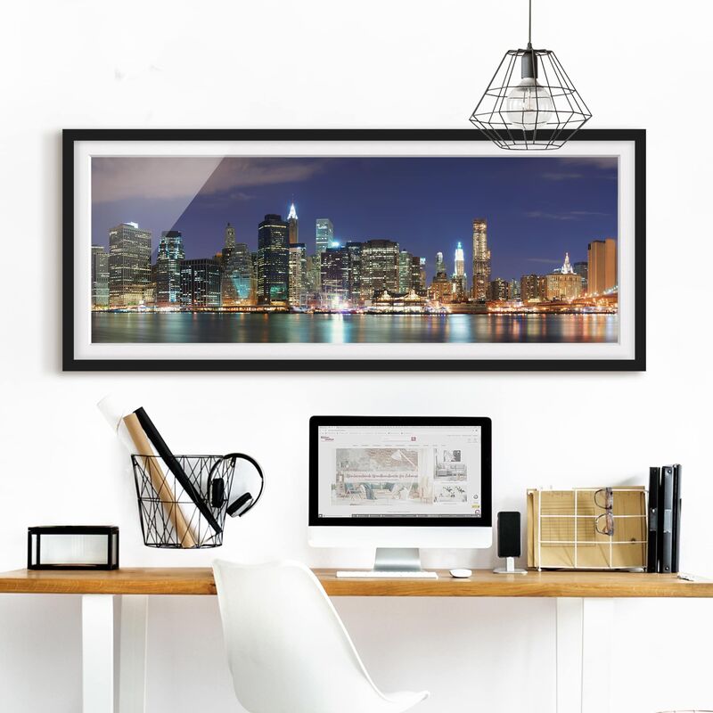 Póster enmarcado - Manhattan A New York City Dimensión LxA: 40cm x 100cm, Marco: Negro
Póster enmarcado - Manhattan A New York City Dimensión LxA: 40cm x 100cm, Marco: Negro