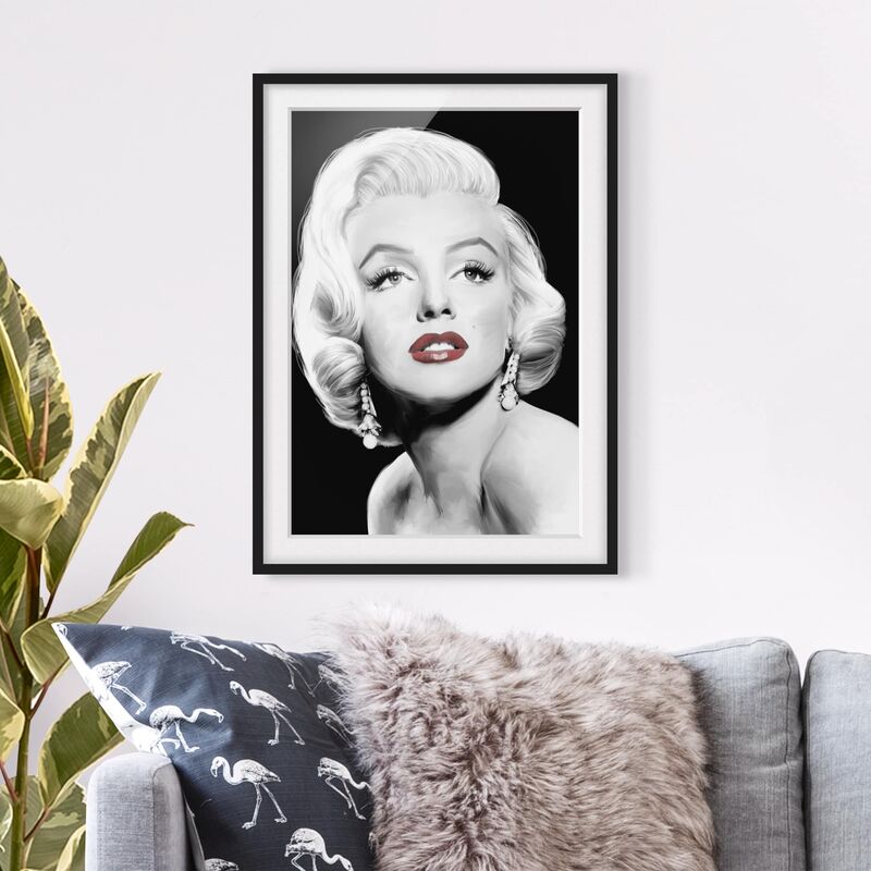 Póster enmarcado - Marilyn Con Gli Orecchini Dimensión LxA: 24cm x 18cm, Marco: Negro
Póster enmarcado - Marilyn Con Gli Orecchini Dimensión LxA: 24cm x 18cm, Marco: Negro