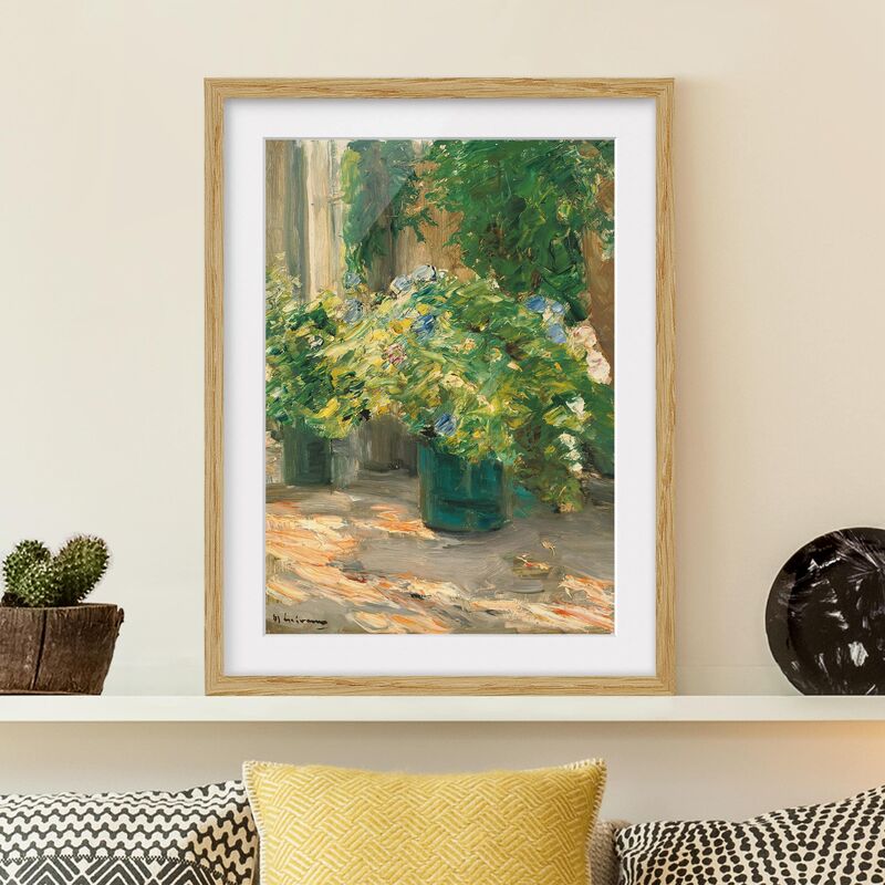 Póster enmarcado - Max Liebermann - Vaso da fiori in davanti alla casa Dimensión LxA: 70cm x 50cm, Marco: Roble
Póster enmarcado - Max Liebermann - Vaso da fiori in davanti alla casa Dimensión LxA: 70cm x 50cm, Marco: Roble