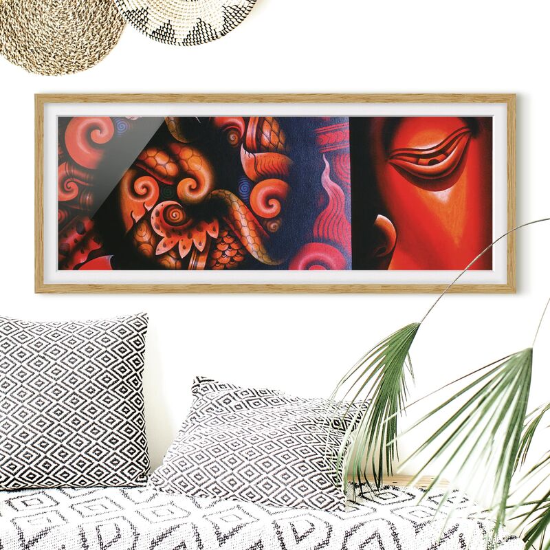 Póster enmarcado - Mente All'Interno Buddha Dimensión LxA: 50cm x 130cm, Marco: Roble
Póster enmarcado - Mente All'Interno Buddha Dimensión LxA: 50cm x 130cm, Marco: Roble