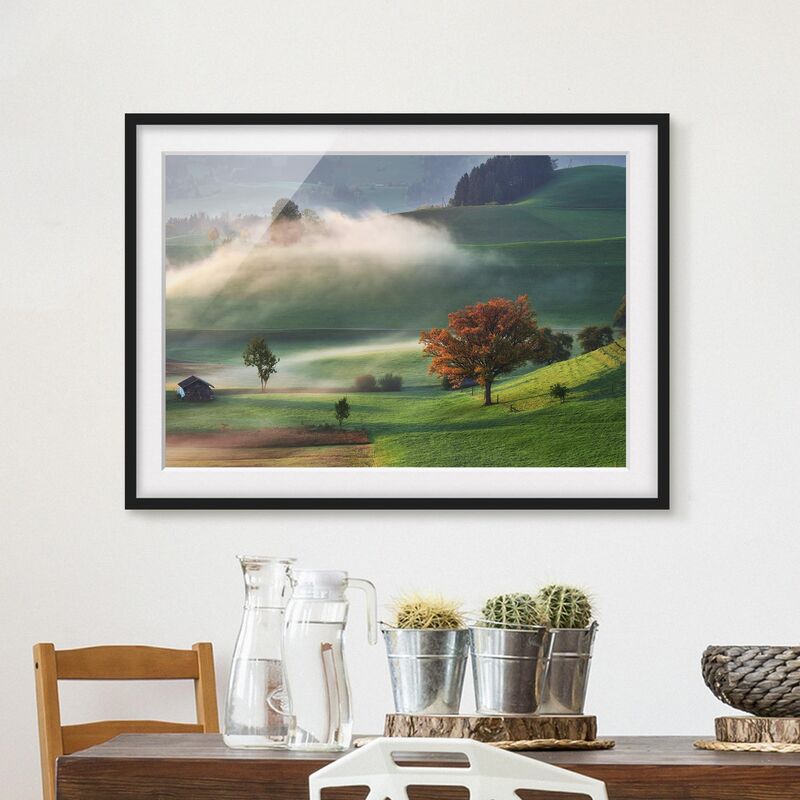 Póster enmarcado - Misty giorno d'autunno nella Svizzera Dimensión LxA: 30cm x 40cm, Marco: Negro
Póster enmarcado - Misty giorno d'autunno nella Svizzera Dimensión LxA: 30cm x 40cm, Marco: Negro