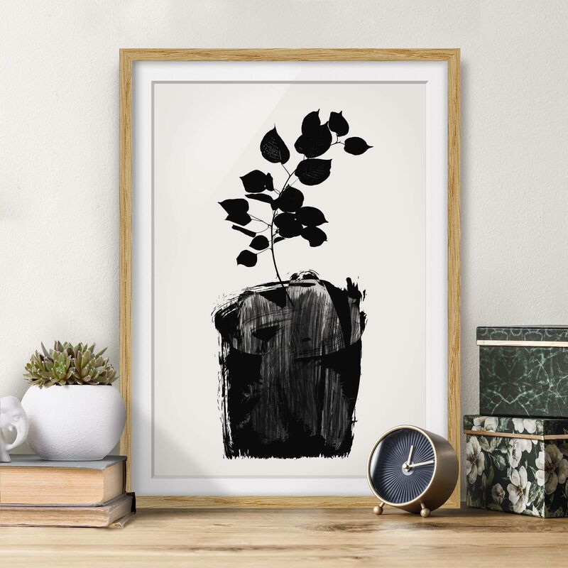 Póster enmarcado - Mondo vegetale grafico - Foglie nere Dimensión LxA: 55cm x 40cm, Marco: Roble
Póster enmarcado - Mondo vegetale grafico - Foglie nere Dimensión LxA: 55cm x 40cm, Marco: Roble