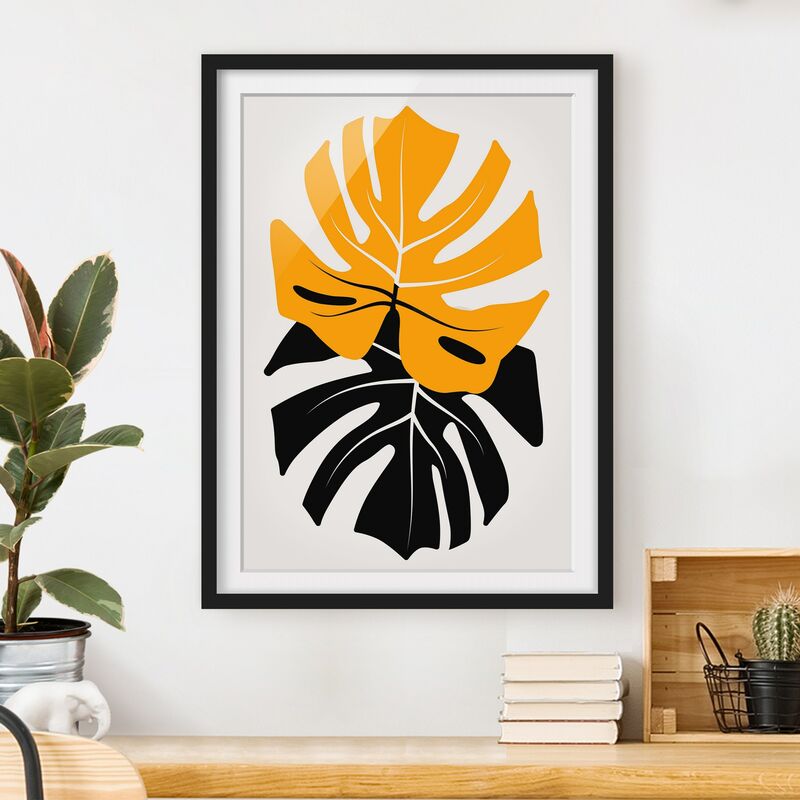 Póster enmarcado - Monstera in nero e giallo Dimensión LxA: 24cm x 18cm, Marco: Negro
Póster enmarcado - Monstera in nero e giallo Dimensión LxA: 24cm x 18cm, Marco: Negro