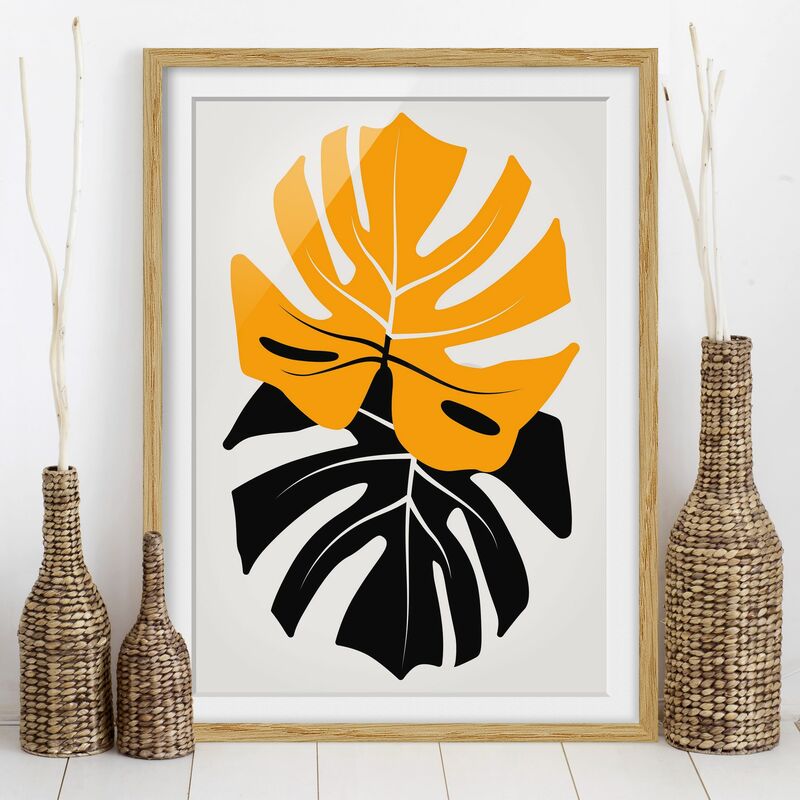 Póster enmarcado - Monstera in nero e giallo Dimensión LxA: 40cm x 30cm, Marco: Roble
Póster enmarcado - Monstera in nero e giallo Dimensión LxA: 40cm x 30cm, Marco: Roble