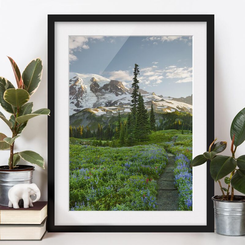 Póster enmarcado - Mountain View Meadow Path Dimensión LxA: 40cm x 30cm, Marco: Negro
Póster enmarcado - Mountain View Meadow Path Dimensión LxA: 40cm x 30cm, Marco: Negro