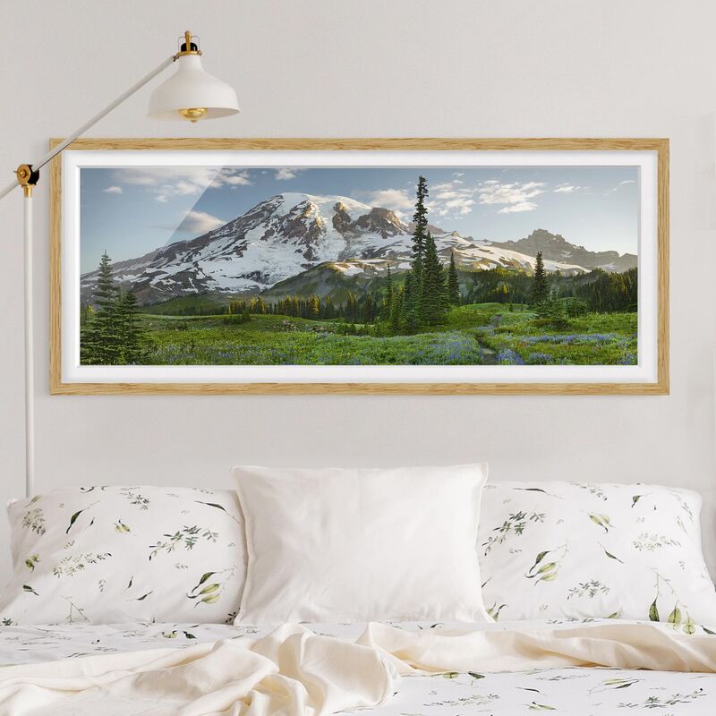 Póster enmarcado - Mountain View Percorso Prato Dimensión LxA: 20cm x 50cm, Marco: Roble
Póster enmarcado - Mountain View Percorso Prato Dimensión LxA: 20cm x 50cm, Marco: Roble