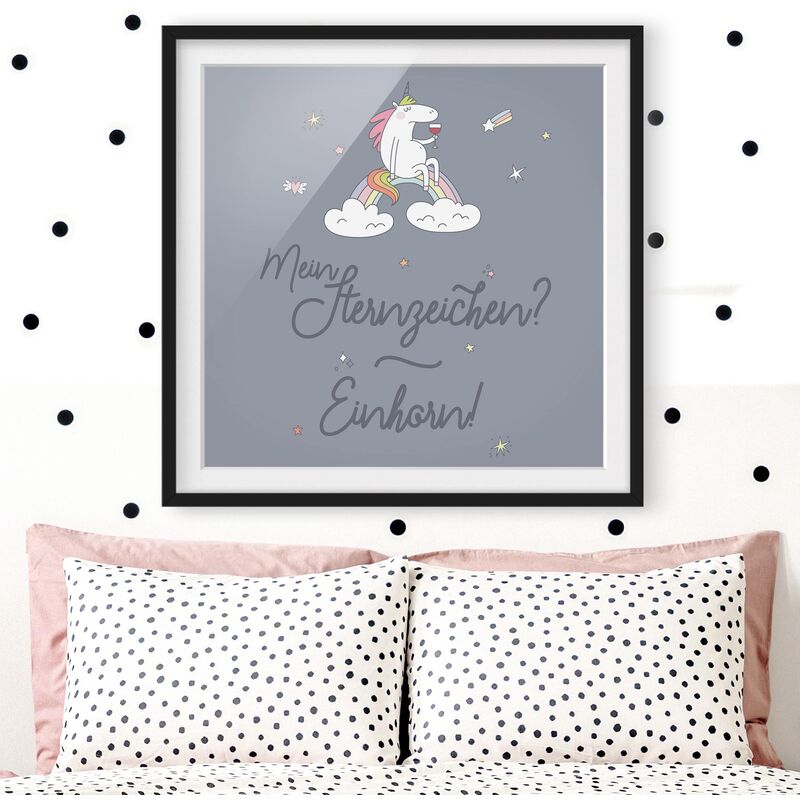 Póster enmarcado - My Horoscope - Unicorn Dimensión LxA: 70cm x 70cm, Marco: Negro
Póster enmarcado - My Horoscope - Unicorn Dimensión LxA: 70cm x 70cm, Marco: Negro