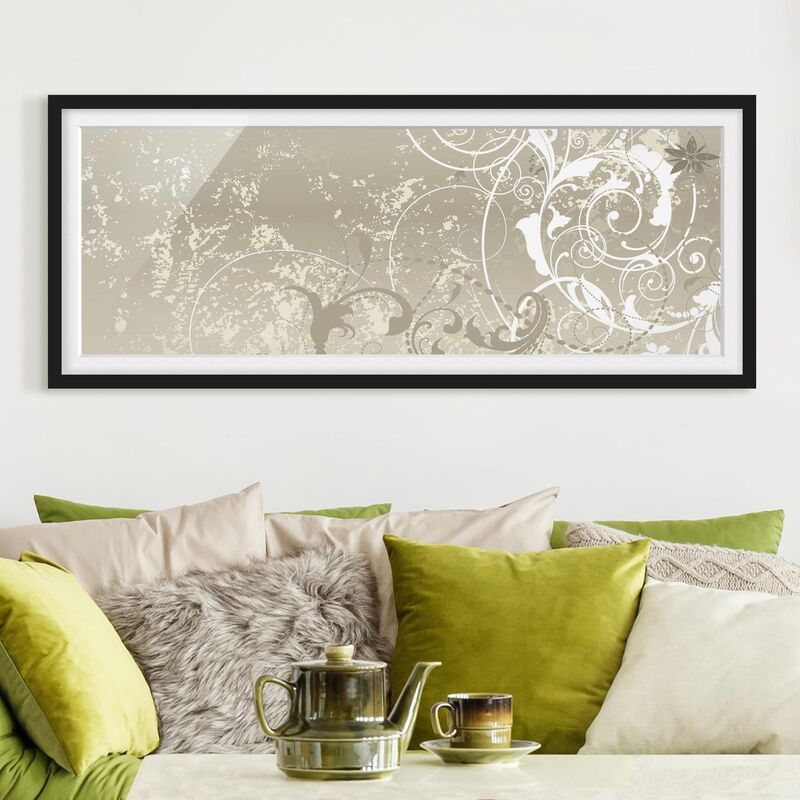 Póster enmarcado - Nacre Ornamenti Design Dimensión LxA: 20cm x 50cm, Marco: Negro
Póster enmarcado - Nacre Ornamenti Design Dimensión LxA: 20cm x 50cm, Marco: Negro