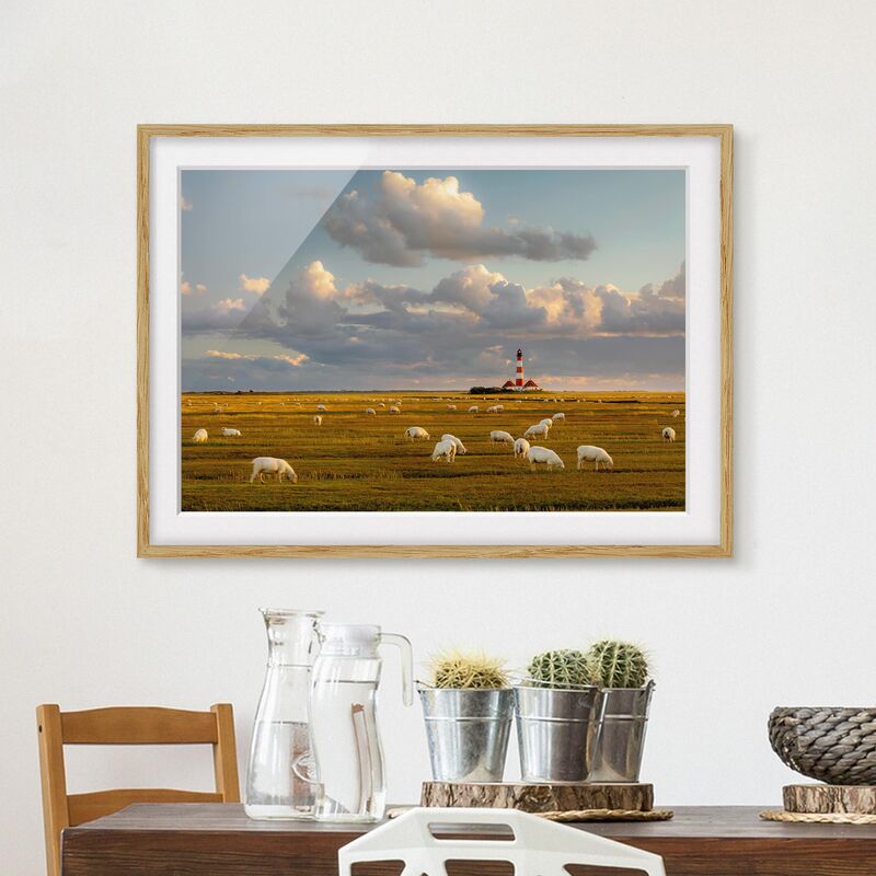 Póster enmarcado - North Sea Lighthouse With Sheep Herd Dimensión LxA: 40cm x 55cm, Marco: Roble
Póster enmarcado - North Sea Lighthouse With Sheep Herd Dimensión LxA: 40cm x 55cm, Marco: Roble