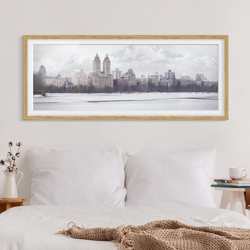 Póster enmarcado - No.Yk2 New York Nella Neve Dimensión LxA: 50cm x 130cm, Marco: Roble
Póster enmarcado - No.Yk2 New York Nella Neve Dimensión LxA: 50cm x 130cm, Marco: Roble