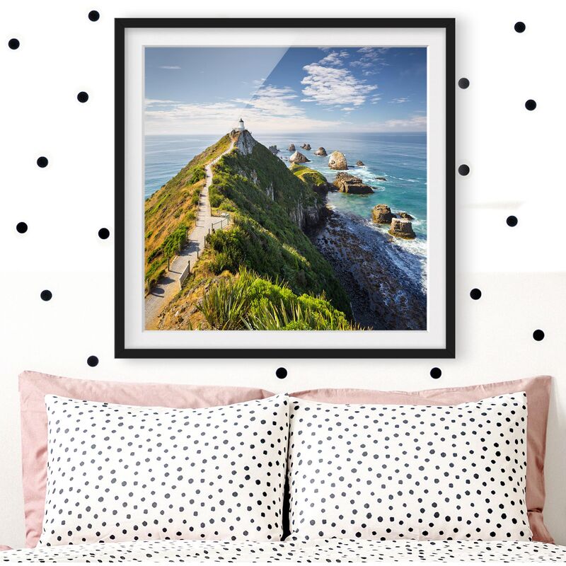 Póster enmarcado - Nugget Point Lighthouse And Sea New Zealand Dimensión LxA: 20cm x 20cm, Marco: Negro
Póster enmarcado - Nugget Point Lighthouse And Sea New Zealand Dimensión LxA: 20cm x 20cm, Marco: Negro