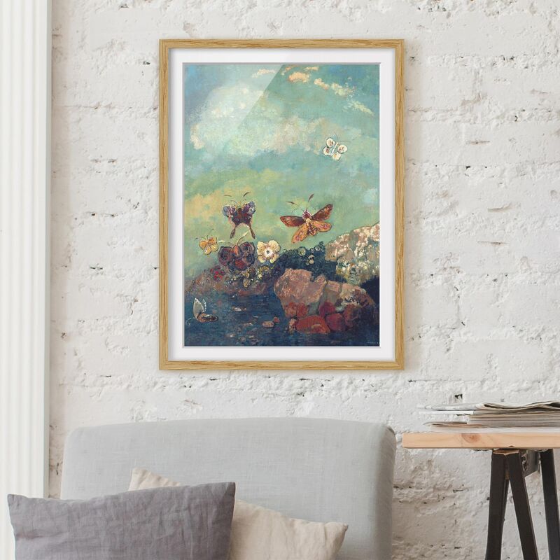 Póster enmarcado - Odilon Redon - Butterflies Dimensión LxA: 40cm x 30cm, Marco: Roble
Póster enmarcado - Odilon Redon - Butterflies Dimensión LxA: 40cm x 30cm, Marco: Roble