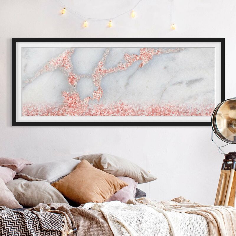 Póster enmarcado - Ottica marmo con Rosa Confetti Dimensión LxA: 30cm x 75cm, Marco: Negro
Póster enmarcado - Ottica marmo con Rosa Confetti Dimensión LxA: 30cm x 75cm, Marco: Negro