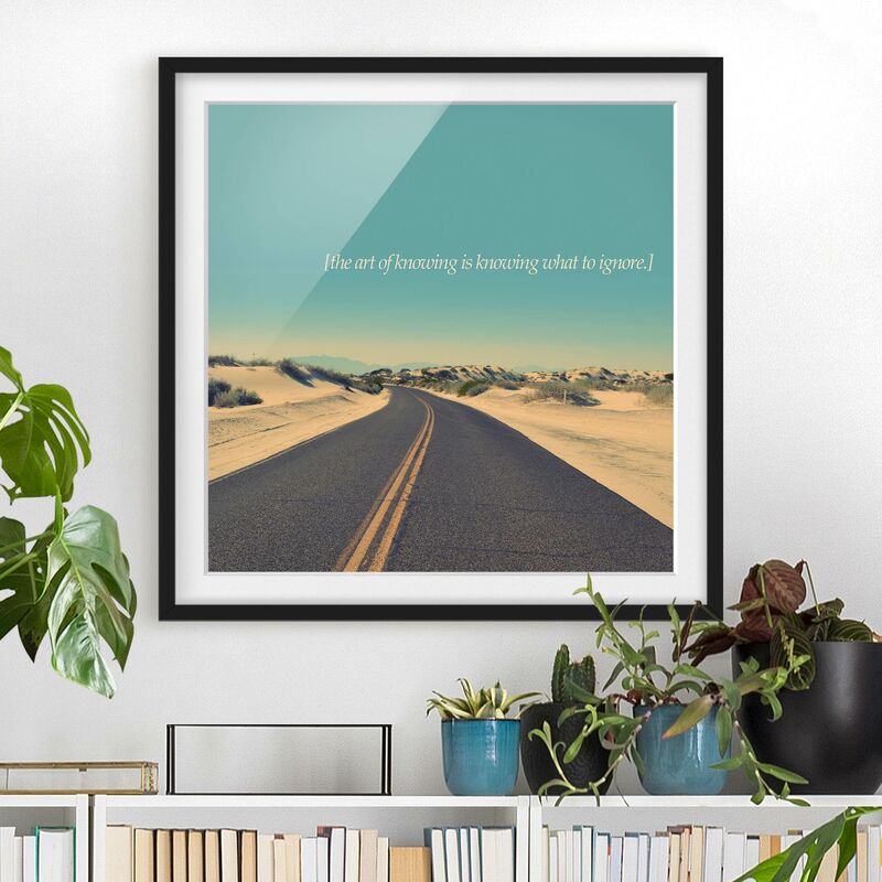 Póster enmarcado - Paesaggi lirici - Sapere Dimensión LxA: 70cm x 70cm, Marco: Negro
Póster enmarcado - Paesaggi lirici - Sapere Dimensión LxA: 70cm x 70cm, Marco: Negro