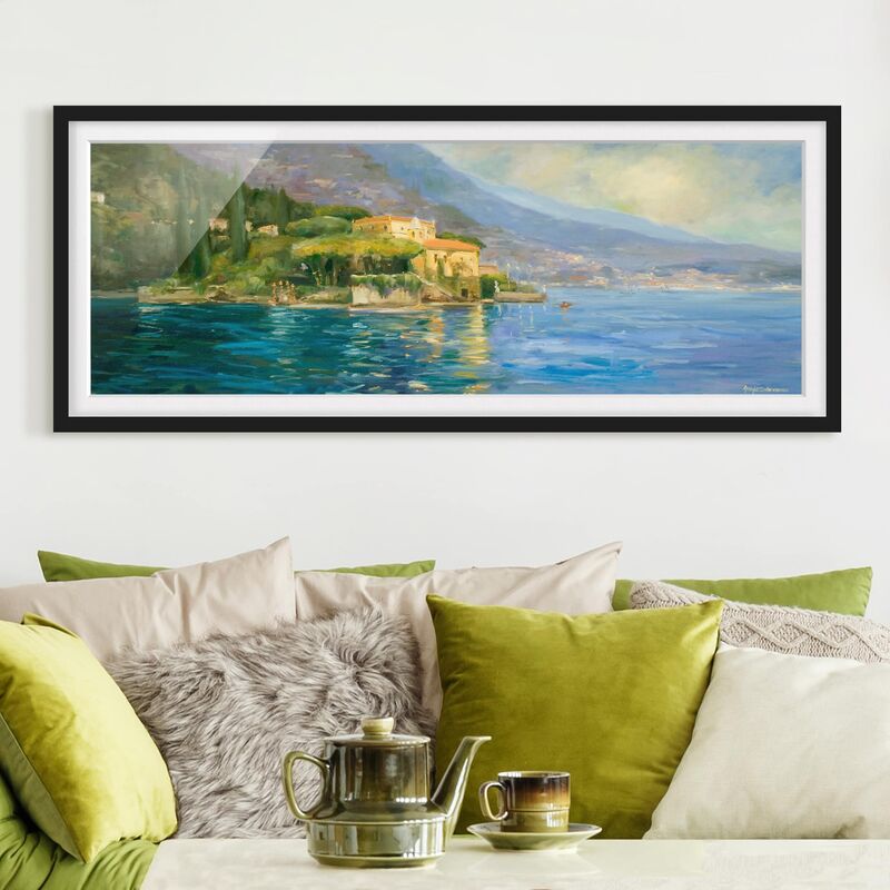 Póster enmarcado - Paesaggio Italiano - Mare Dimensión LxA: 20cm x 50cm, Marco: Negro
Póster enmarcado - Paesaggio Italiano - Mare Dimensión LxA: 20cm x 50cm, Marco: Negro
