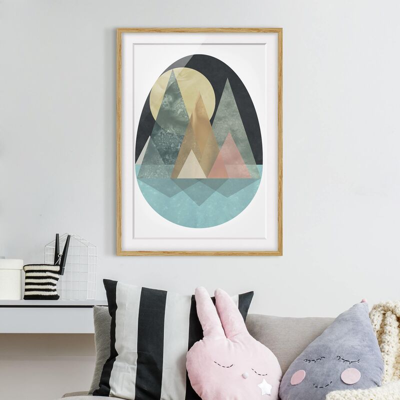 Póster enmarcado - Paesaggio Utopico - Sun Dimensión LxA: 24cm x 18cm, Marco: Roble
Póster enmarcado - Paesaggio Utopico - Sun Dimensión LxA: 24cm x 18cm, Marco: Roble