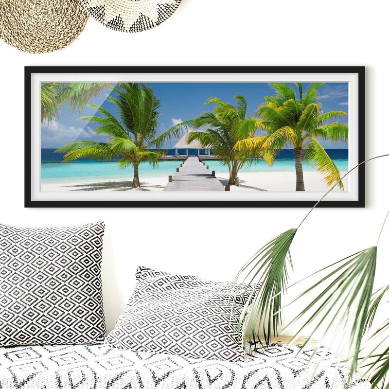 Póster enmarcado - Passerella A Paradise Dimensión LxA: 40cm x 100cm, Marco: Negro
Póster enmarcado - Passerella A Paradise Dimensión LxA: 40cm x 100cm, Marco: Negro
