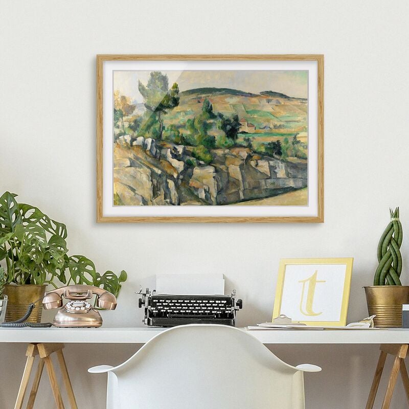 Póster enmarcado - Paul Cézanne - Undulating Landscape Dimensión LxA: 18cm x 24cm, Marco: Roble
Póster enmarcado - Paul Cézanne - Undulating Landscape Dimensión LxA: 18cm x 24cm, Marco: Roble