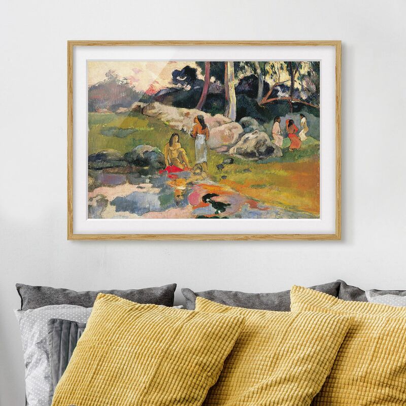 Póster enmarcado - Paul Gauguin - Riverside Dimensión LxA: 50cm x 70cm, Marco: Roble
Póster enmarcado - Paul Gauguin - Riverside Dimensión LxA: 50cm x 70cm, Marco: Roble