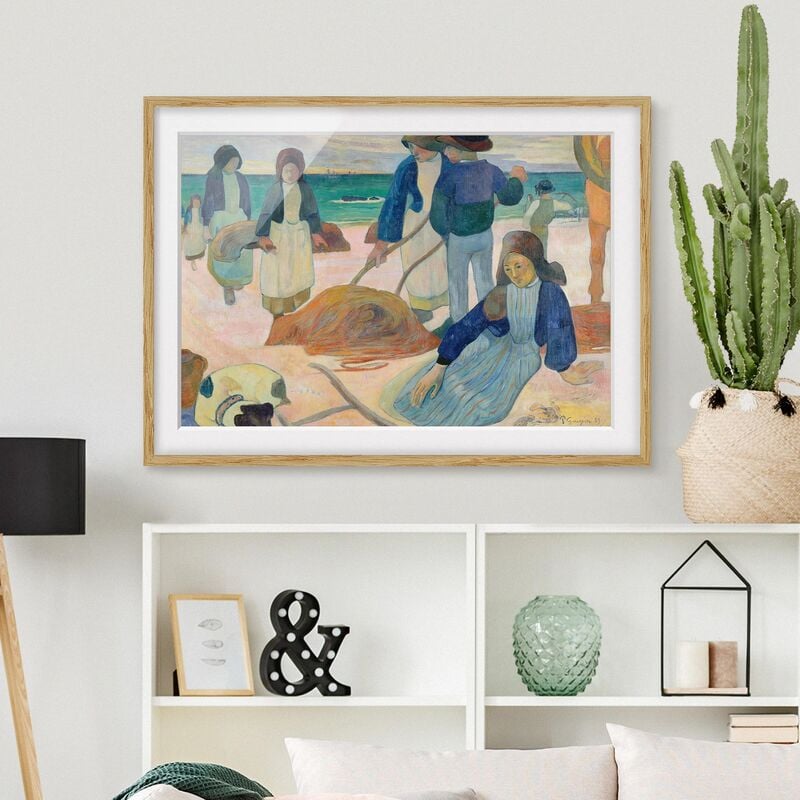 Póster enmarcado - Paul Gauguin - Seaweed Collectors Dimensión LxA: 70cm x 100cm, Marco: Roble
Póster enmarcado - Paul Gauguin - Seaweed Collectors Dimensión LxA: 70cm x 100cm, Marco: Roble