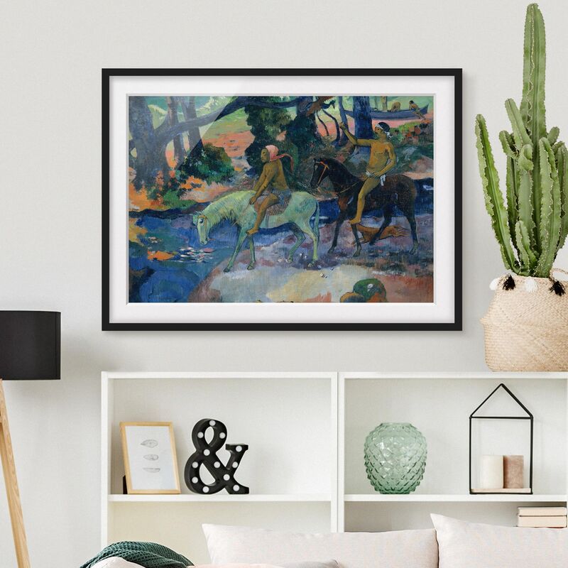 Póster enmarcado - Paul Gauguin - The Escape Dimensión LxA: 50cm x 70cm, Marco: Negro
Póster enmarcado - Paul Gauguin - The Escape Dimensión LxA: 50cm x 70cm, Marco: Negro