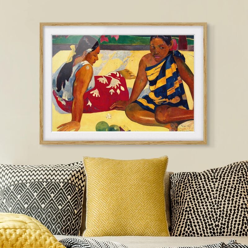 Póster enmarcado - Paul Gauguin - Women Of Tahiti Dimensión LxA: 30cm x 40cm, Marco: Roble
Póster enmarcado - Paul Gauguin - Women Of Tahiti Dimensión LxA: 30cm x 40cm, Marco: Roble