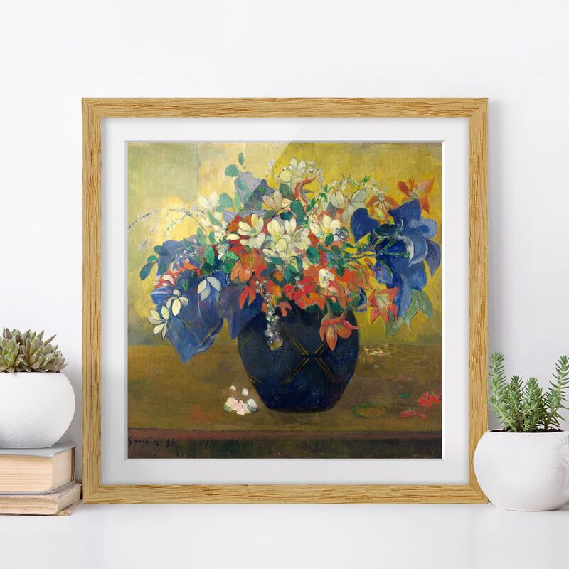 Póster enmarcado - Paul Gauguin - Vase With Flowers Dimensión LxA: 30cm x 30cm, Marco: Roble
Póster enmarcado - Paul Gauguin - Vase With Flowers Dimensión LxA: 30cm x 30cm, Marco: Roble