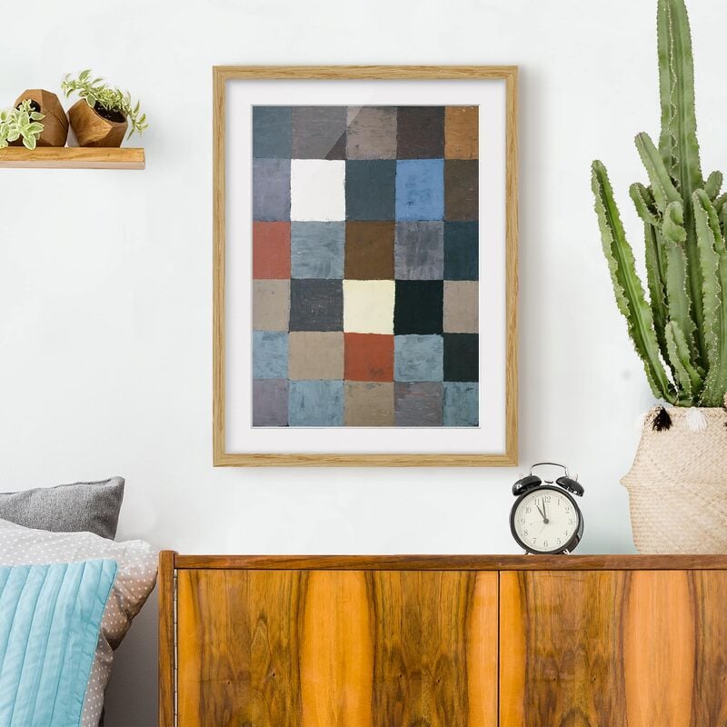 Póster enmarcado - Paul Klee - Color Chart (On Gray) Dimensión LxA: 40cm x 30cm, Marco: Roble
Póster enmarcado - Paul Klee - Color Chart (On Gray) Dimensión LxA: 40cm x 30cm, Marco: Roble