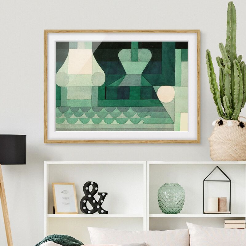 Póster enmarcado - Paul Klee - Locks Dimensión LxA: 50cm x 70cm, Marco: Roble 
Póster enmarcado - Paul Klee - Locks Dimensión LxA: 50cm x 70cm, Marco: Roble