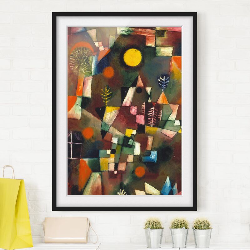 Póster enmarcado - Paul Klee - The Full Moon Dimensión LxA: 24cm x 18cm, Marco: Negro
Póster enmarcado - Paul Klee - The Full Moon Dimensión LxA: 24cm x 18cm, Marco: Negro