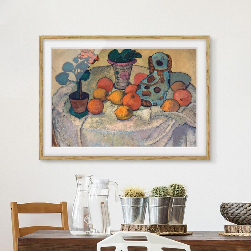 Póster enmarcado - Paula Modersohn-Becker - Still Life With Oranges Dimensión LxA: 18cm x 24cm, Marco: Roble
Póster enmarcado - Paula Modersohn-Becker - Still Life With Oranges Dimensión LxA: 18cm x 24cm, Marco: Roble