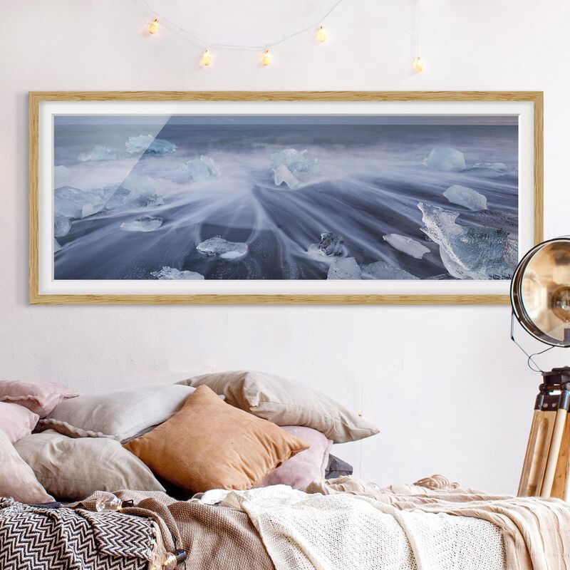 Póster enmarcado - Pezzi Di Ghiaccio Sulla Spiaggia Est Islanda Islanda Dimensión LxA: 30cm x 75cm, Marco: Roble
Póster enmarcado - Pezzi Di Ghiaccio Sulla Spiaggia Est Islanda Islanda Dimensión LxA: 30cm x 75cm, Marco: Roble