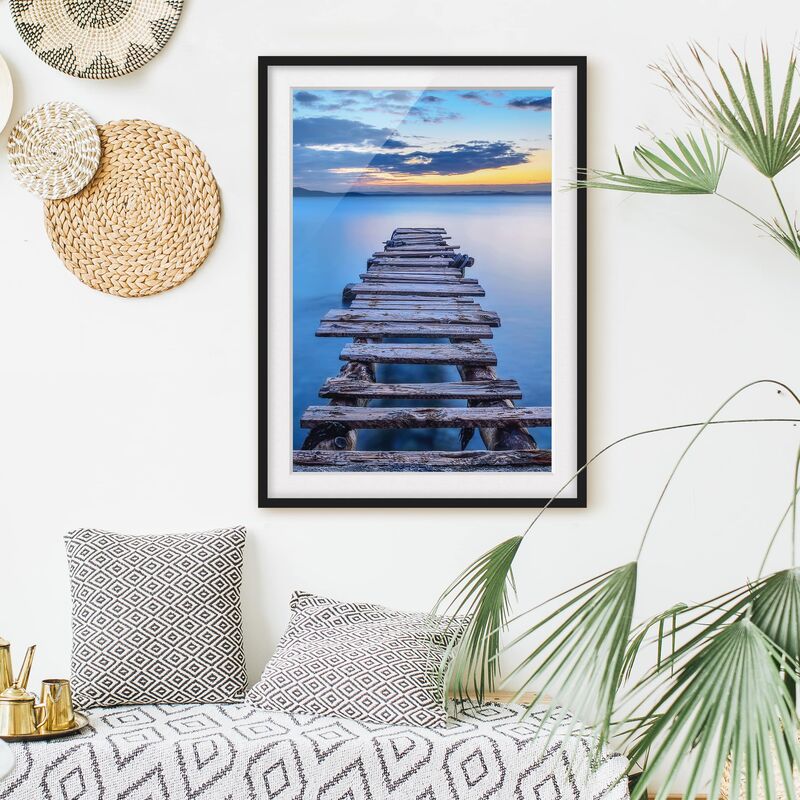 Póster enmarcado - Pier Into The Calm Sea Dimensión LxA: 100cm x 70cm, Marco: Negro
Póster enmarcado - Pier Into The Calm Sea Dimensión LxA: 100cm x 70cm, Marco: Negro