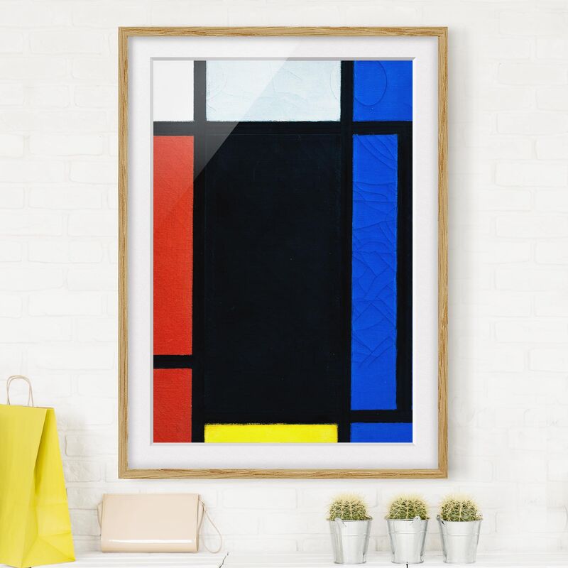 Póster enmarcado - Piet Mondrian - Tableau No. 1 Dimensión LxA: 24cm x 18cm, Marco: Roble
Póster enmarcado - Piet Mondrian - Tableau No. 1 Dimensión LxA: 24cm x 18cm, Marco: Roble