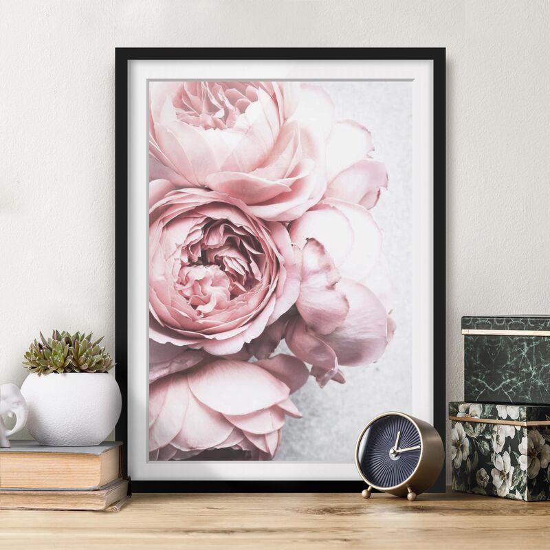 Póster enmarcado - Pink Peony fiori pastello misera Dimensión LxA: 70cm x 50cm, Marco: Negro
Póster enmarcado - Pink Peony fiori pastello misera Dimensión LxA: 70cm x 50cm, Marco: Negro