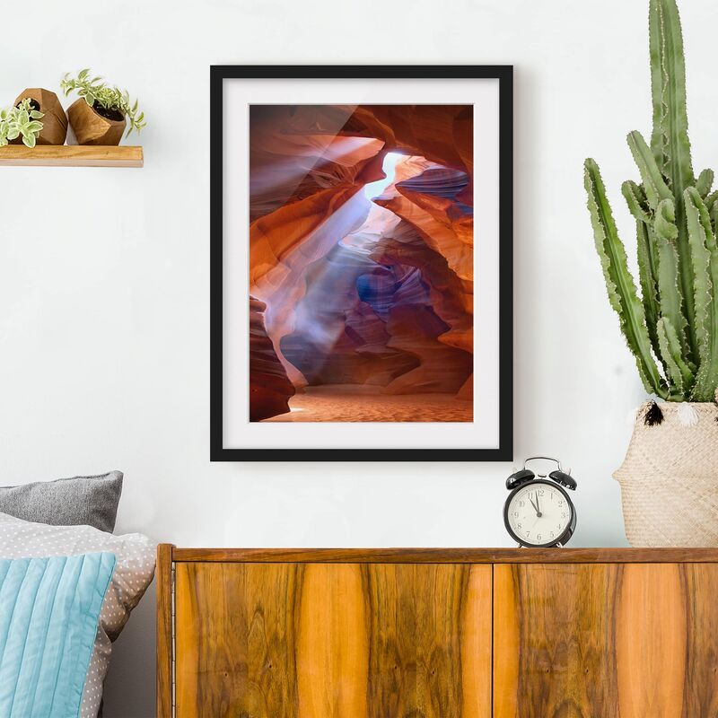 Póster enmarcado - Play Of Light In Antelope Canyon Dimensión LxA: 55cm x 40cm, Marco: Negro
Póster enmarcado - Play Of Light In Antelope Canyon Dimensión LxA: 55cm x 40cm, Marco: Negro
