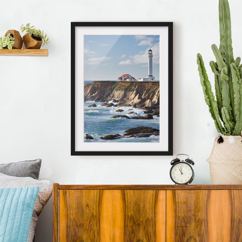 Póster enmarcado - Point Arena Lighthouse California Dimensión LxA: 70cm x 50cm, Marco: Negro
Póster enmarcado - Point Arena Lighthouse California Dimensión LxA: 70cm x 50cm, Marco: Negro