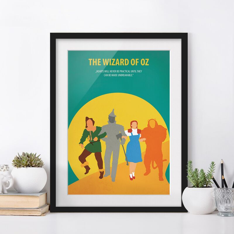 Póster enmarcado - Poster del film Il Mago di Oz Dimensión LxA: 100cm x 70cm, Marco: Negro
Póster enmarcado - Poster del film Il Mago di Oz Dimensión LxA: 100cm x 70cm, Marco: Negro