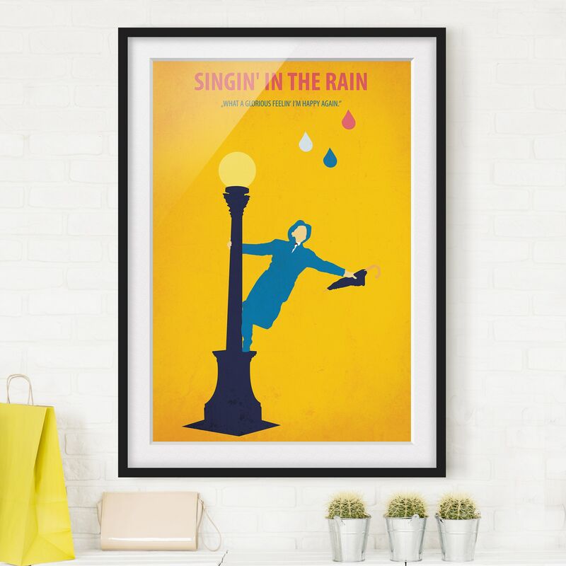 Póster enmarcado - Poster di film Cantando sotto la pioggia Dimensión LxA: 70cm x 50cm, Marco: Negro
Póster enmarcado - Poster di film Cantando sotto la pioggia Dimensión LxA: 70cm x 50cm, Marco: Negro