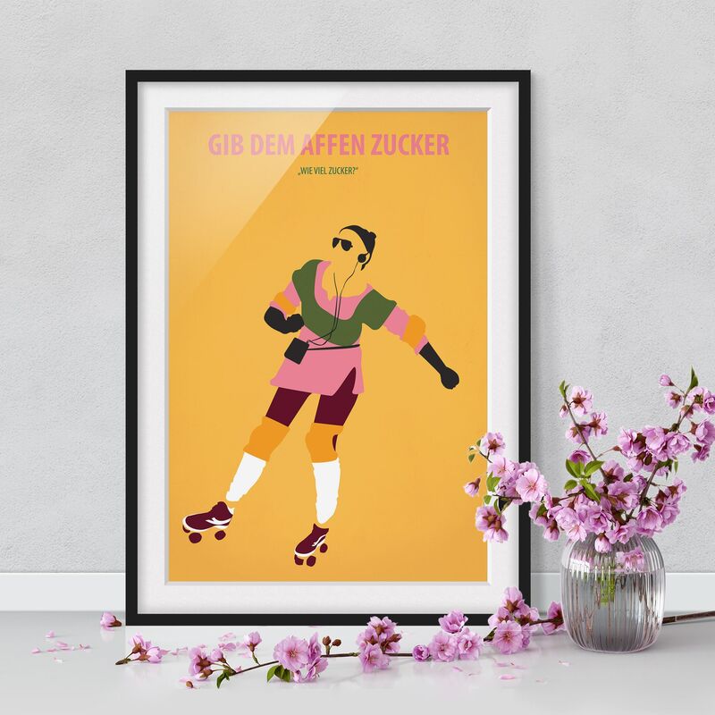 Póster enmarcado - Poster di film Dare Le Scimmie Zucchero Dimensión LxA: 24cm x 18cm, Marco: Negro
Póster enmarcado - Poster di film Dare Le Scimmie Zucchero Dimensión LxA: 24cm x 18cm, Marco: Negro