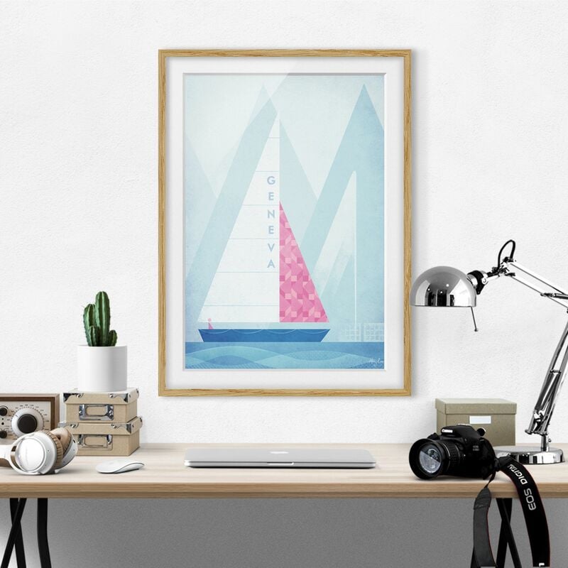 Póster enmarcado - Poster di viaggio - Genova Dimensión LxA: 100cm x 70cm, Marco: Roble
Póster enmarcado - Poster di viaggio - Genova Dimensión LxA: 100cm x 70cm, Marco: Roble