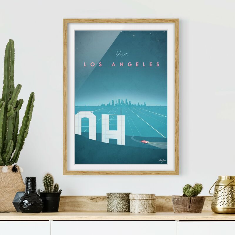 Póster enmarcado - Poster Travel - Los Angeles Dimensión LxA: 100cm x 70cm, Marco: Roble
Póster enmarcado - Poster Travel - Los Angeles Dimensión LxA: 100cm x 70cm, Marco: Roble