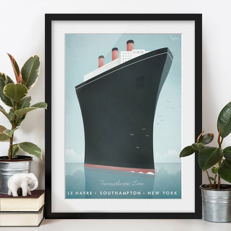 Póster enmarcado - Poster Viaggi - Nave da crociera Dimensión LxA: 100cm x 70cm, Marco: Negro
Póster enmarcado - Poster Viaggi - Nave da crociera Dimensión LxA: 100cm x 70cm, Marco: Negro