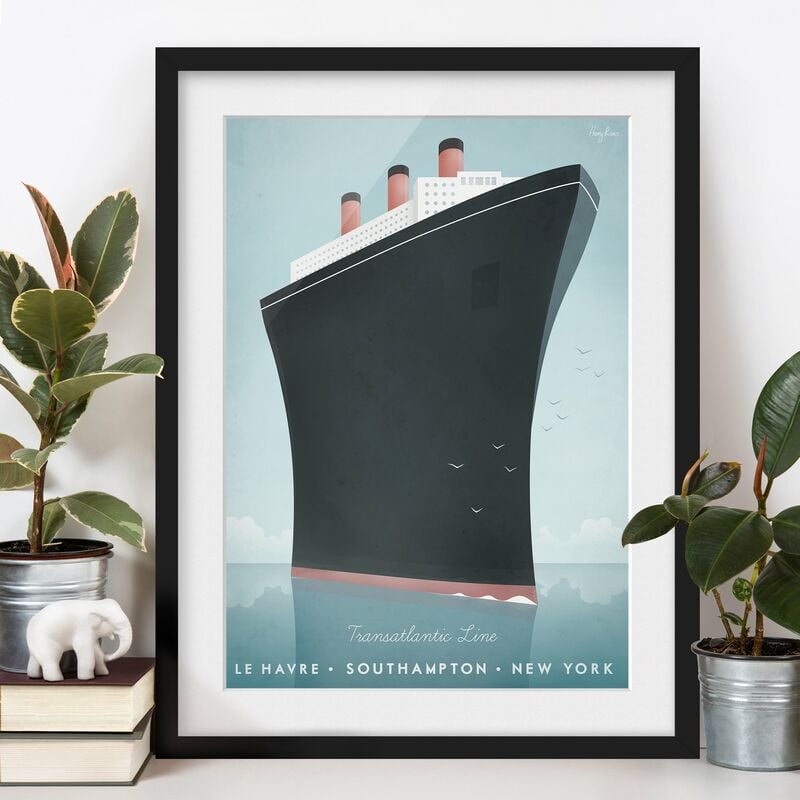 Póster enmarcado - Poster Viaggi - Nave da crociera Dimensión LxA: 40cm x 30cm, Marco: Negro
Póster enmarcado - Poster Viaggi - Nave da crociera Dimensión LxA: 40cm x 30cm, Marco: Negro