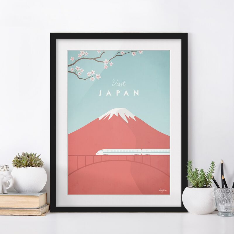 Póster enmarcado - Poster Viaggio - Giappone Dimensión LxA: 70cm x 50cm, Marco: Negro
Póster enmarcado - Poster Viaggio - Giappone Dimensión LxA: 70cm x 50cm, Marco: Negro