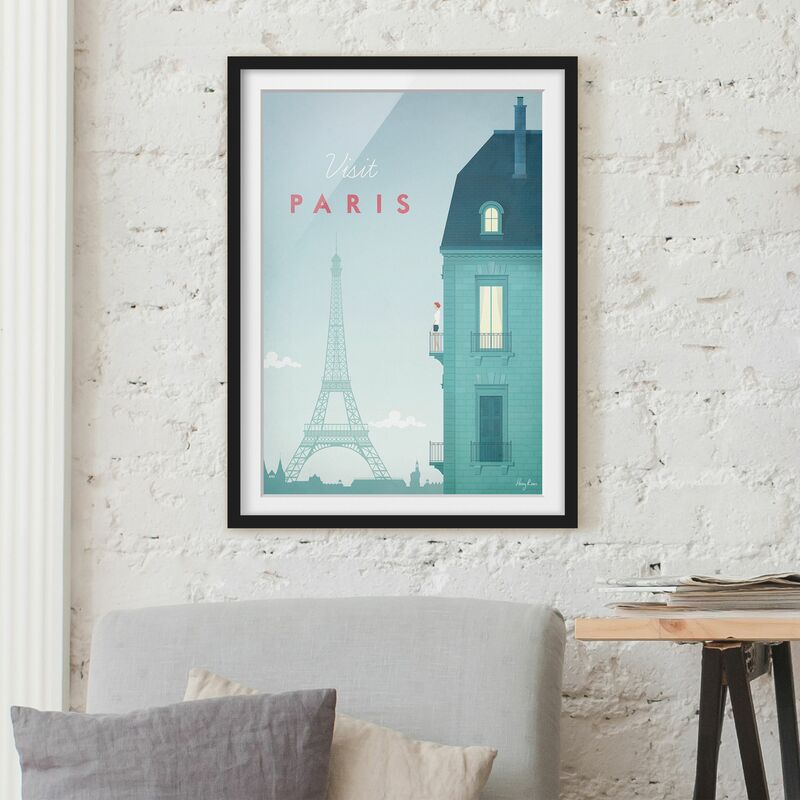 Póster enmarcado - Poster Viaggio - Parigi Dimensión LxA: 40cm x 30cm, Marco: Negro
Póster enmarcado - Poster Viaggio - Parigi Dimensión LxA: 40cm x 30cm, Marco: Negro