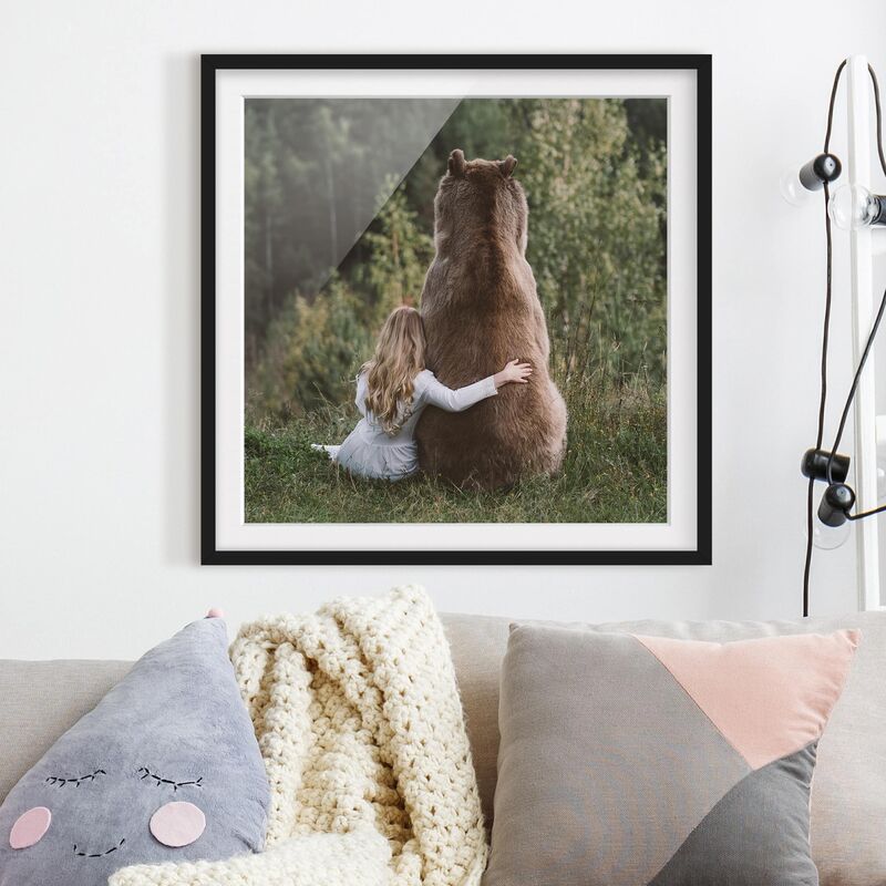 Póster enmarcado - Ragazza Con Brown Bear Dimensión LxA: 50cm x 50cm, Marco: Negro
Póster enmarcado - Ragazza Con Brown Bear Dimensión LxA: 50cm x 50cm, Marco: Negro