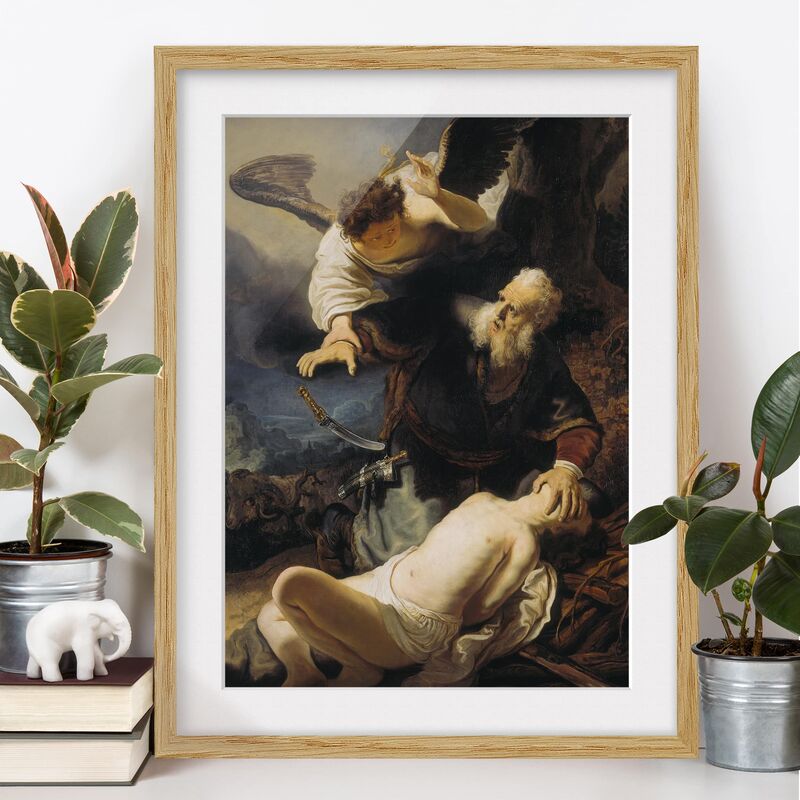 Póster enmarcado - Rembrandt Van Rijn - The Angel Prevents The Sacrifice Of Isaac Dimensión LxA: 24cm x 18cm, Marco: Roble
Póster enmarcado - Rembrandt Van Rijn - The Angel Prevents The Sacrifice Of Isaac Dimensión LxA: 24cm x 18cm, Marco: Roble