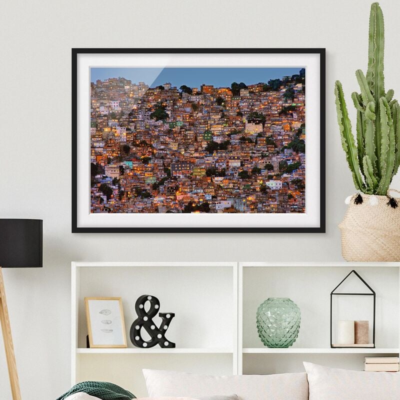 Póster enmarcado - Rio De Janeiro favela Sunset Dimensión LxA: 18cm x 24cm, Marco: Negro
Póster enmarcado - Rio De Janeiro favela Sunset Dimensión LxA: 18cm x 24cm, Marco: Negro