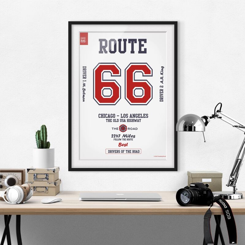 Póster enmarcado - Route 66 - migliori piloti luminoso Dimensión LxA: 70cm x 50cm, Marco: Negro
Póster enmarcado - Route 66 - migliori piloti luminoso Dimensión LxA: 70cm x 50cm, Marco: Negro